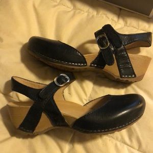 Dansko size 37 Black Leather “Tiffani”